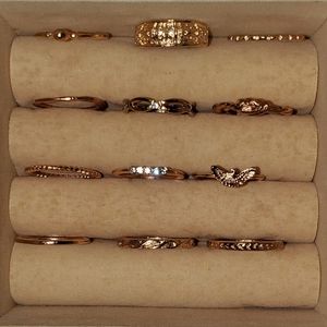 Any 2 gold rings (Mix and match)